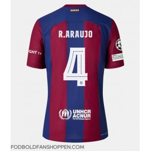 Barcelona Ronald Araujo #4 Hjemmebanetrøje Dame 2023-24 Kortærmet